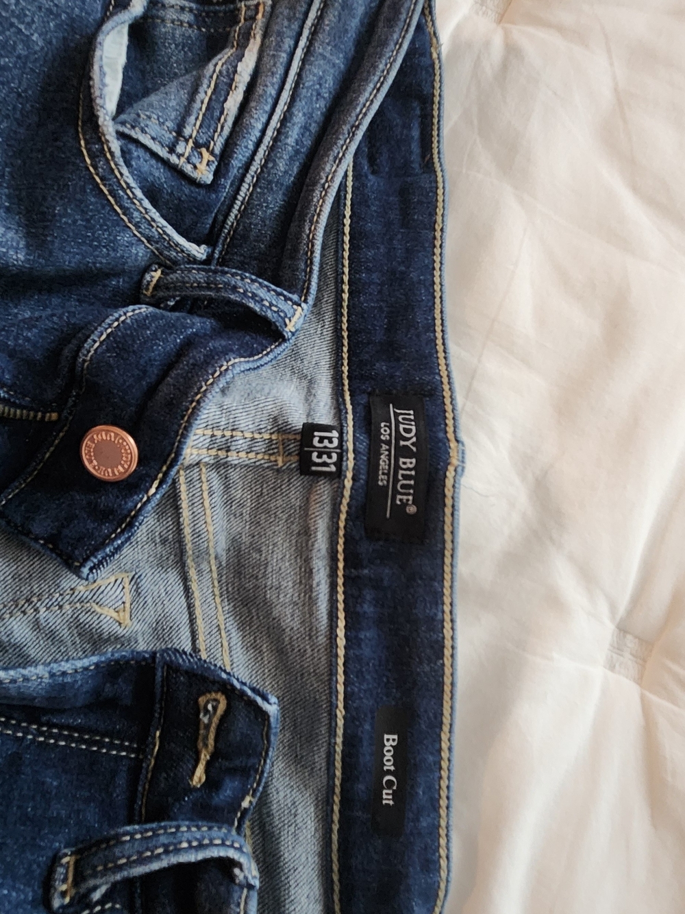 Judy Blue Women's Dark Blue Bootcut Jeans - Picture 4 of 4